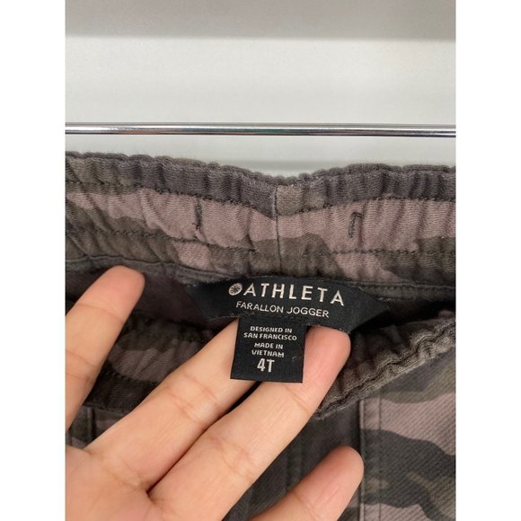 ATHLETA Women's 4 TALL Camo Farallon Drawstring Joggers Lounge Sweatpants Casual - Picture 3 of 6